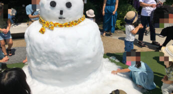 西宮ガーデンズで雪遊び！夏休みは西宮の無料イベントへ行こう！